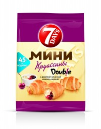7DAYS Мини круассаны вишня-ваниль 105 г 7DAYS Мини круассаны вишня-ваниль 105 г